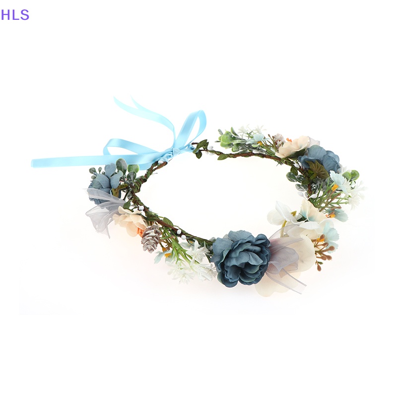 Vòng Hoa Đội Đầu Phụ Kiện Trang Trí Tóc Cho Nữ