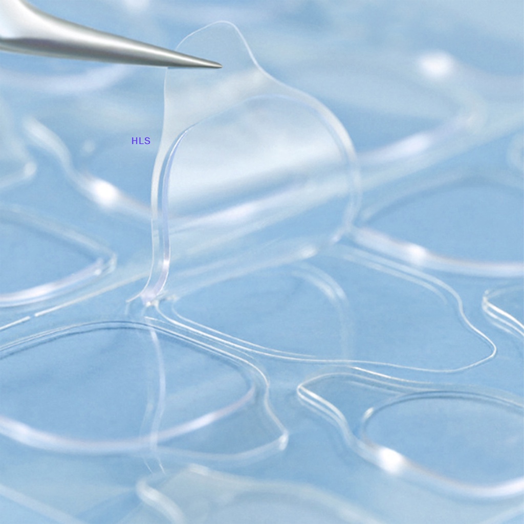 Set 12 / 24 Kẹp Hai Mặt Trong Suốt Tự Dính Dùng Để Cố Định Móng Giả