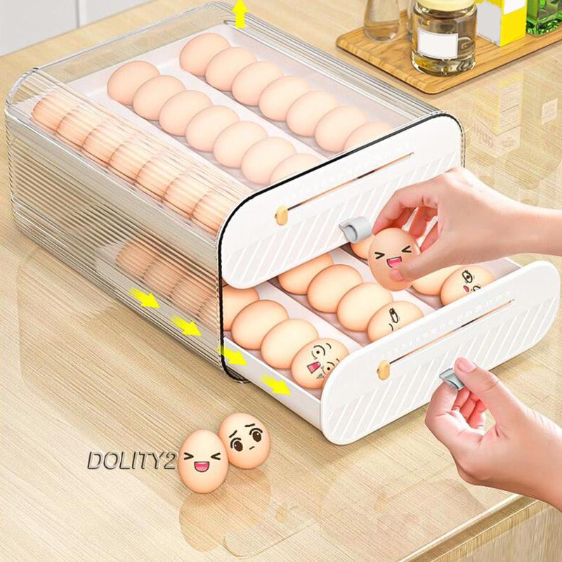 Giá Đỡ Trứng [Dolity2] Trong Suốt Có Thể Tái Sử Dụng Xếp Chồng Kèm Bàn Thời Gian Cho Nhà Bếp