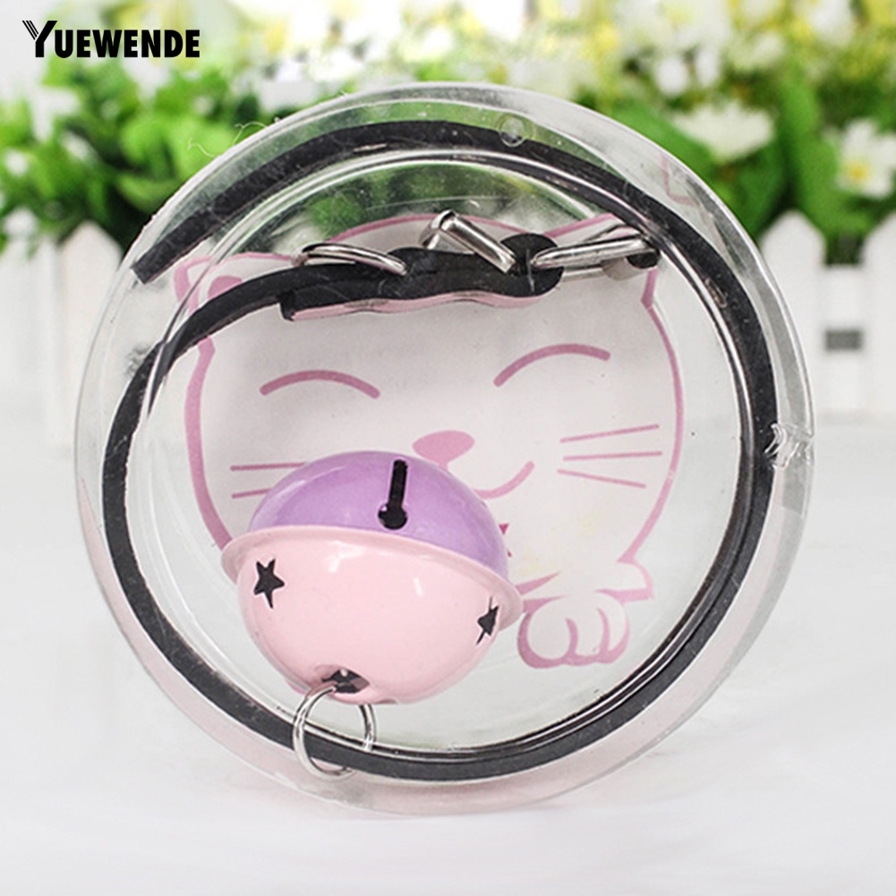 Vòng Cổ + Chuông BằNg Da Cho Thú Cưng