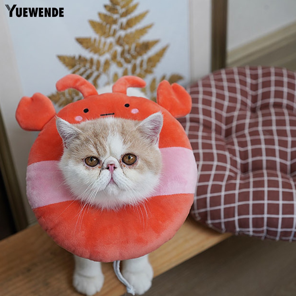 Yq.e Vòng Cổ Nylon Siêu Mềm Chống Mài Mòn Bảo Vệ Vết Thương Cho Mèo Elizabethan