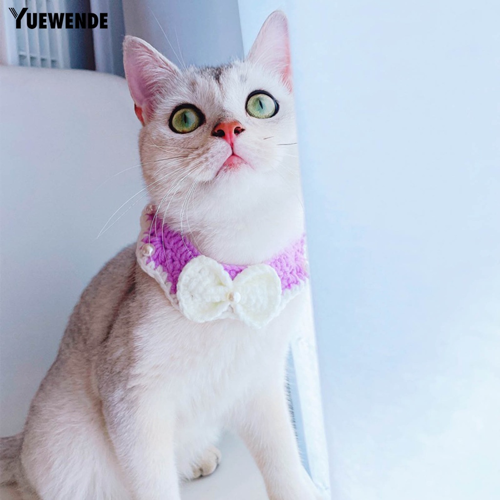 Yq.e Vòng Cổ Thắt Nơ Có Thể Điều Chỉnh Cho Thú Cưng