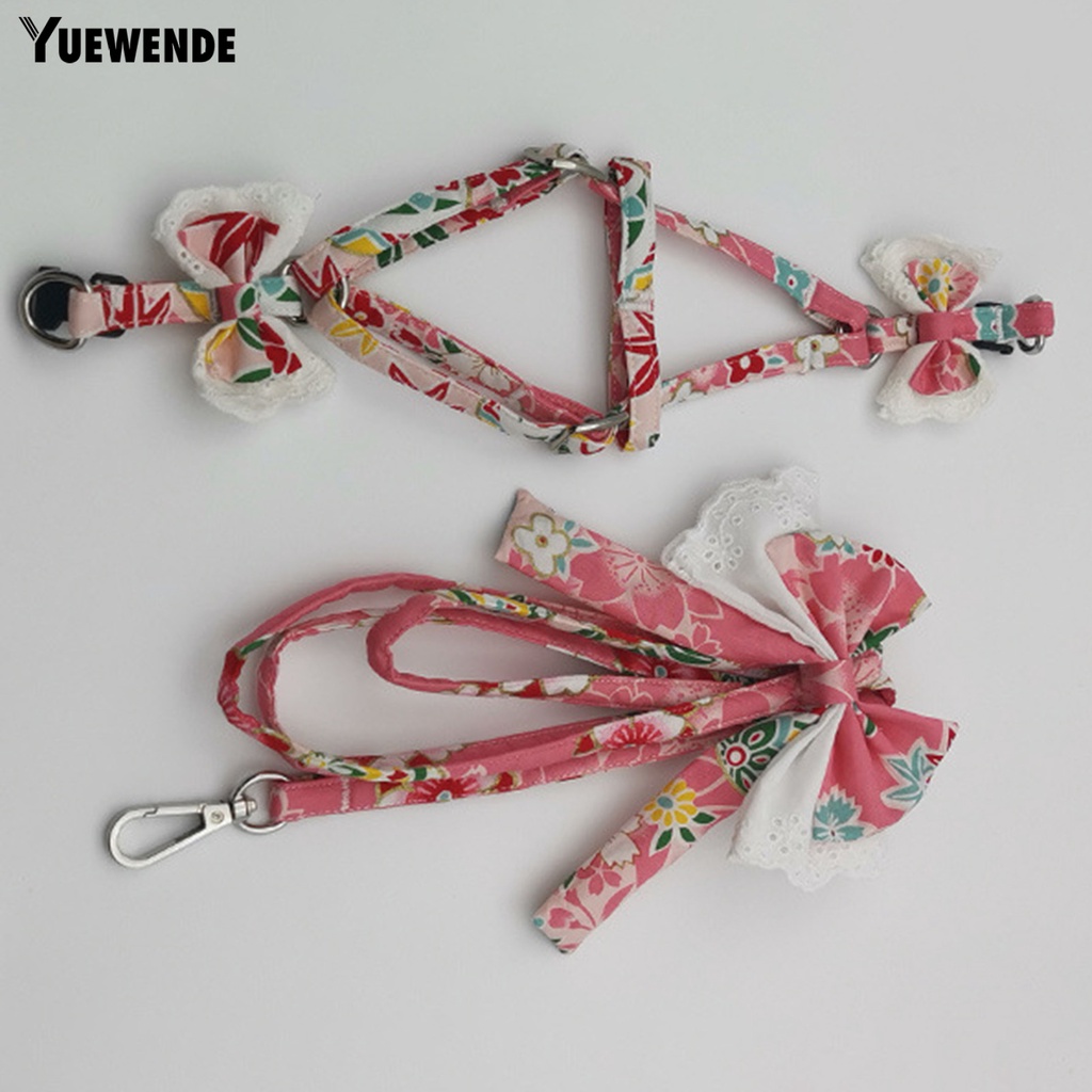 1 Bộ Dây Dắt Thú Cưng Đi Dạo Bằng Cotton Chống Mòn Cỡ Lớn Tiện Dụng