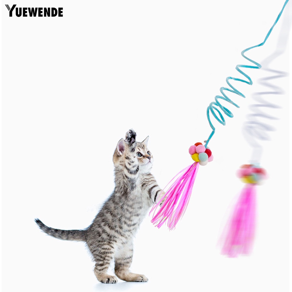 Đồ Chơi Nhồi Bông Treo Cửa Tự Dính Có Thể Thu Gọn Cho Mèo Cưng YQ.E