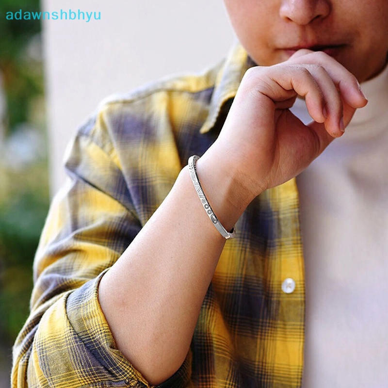 Vòng Tay Hở Màu Bạc Phong Cách Bohemian Vintage Thời Trang