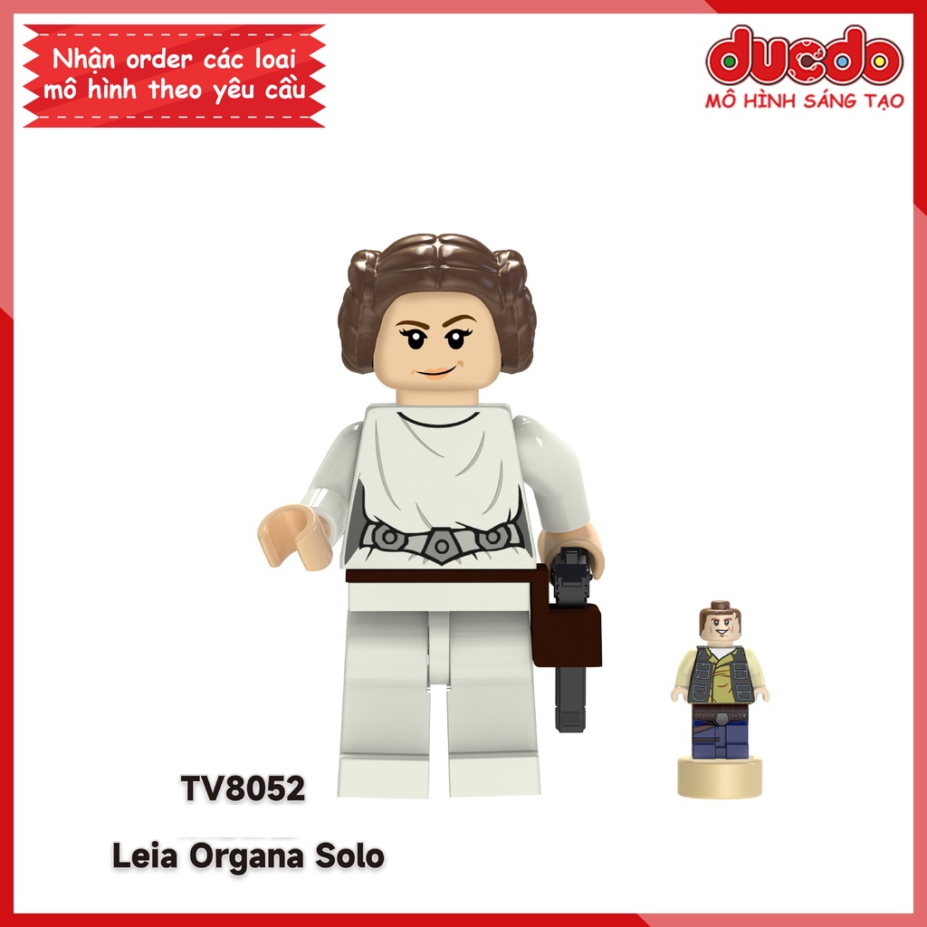 Minifigures nhân vật Chiến tranh giữa các vì sao - Đồ chơi Lắp ghép Xếp hình Mini Mô hình TV6107