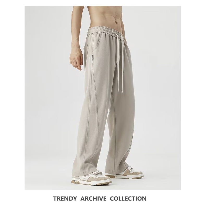Quần Dài Mỏng Ống Suông Rộng Thoải Mái Thời Trang Đường Phố Mỹ 2023