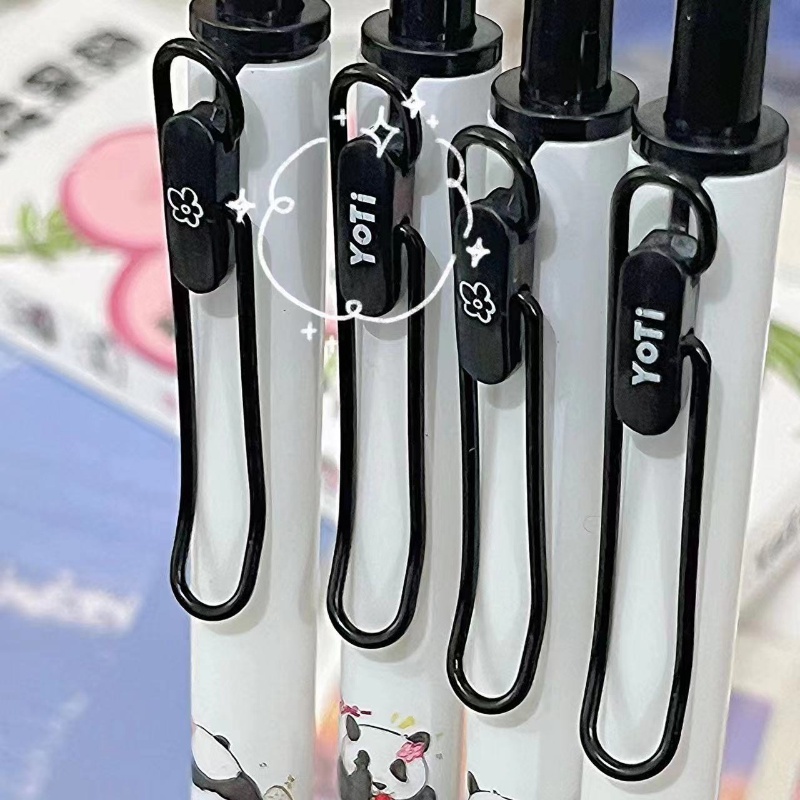 Bút Mực Gel Ngòi 0.5mm Hình Gấu Trúc Dễ Thương Cho Học Sinh