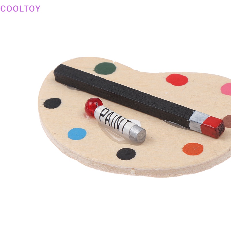 Bảng Màu Mini Tỉ Lệ 1 / 12 Dùng Để Trang Trí Nhà Búp Bê