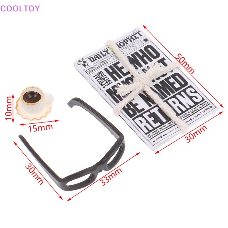 1 Set Kính Mát 1: 12 Trang Trí Nhà Búp Bê