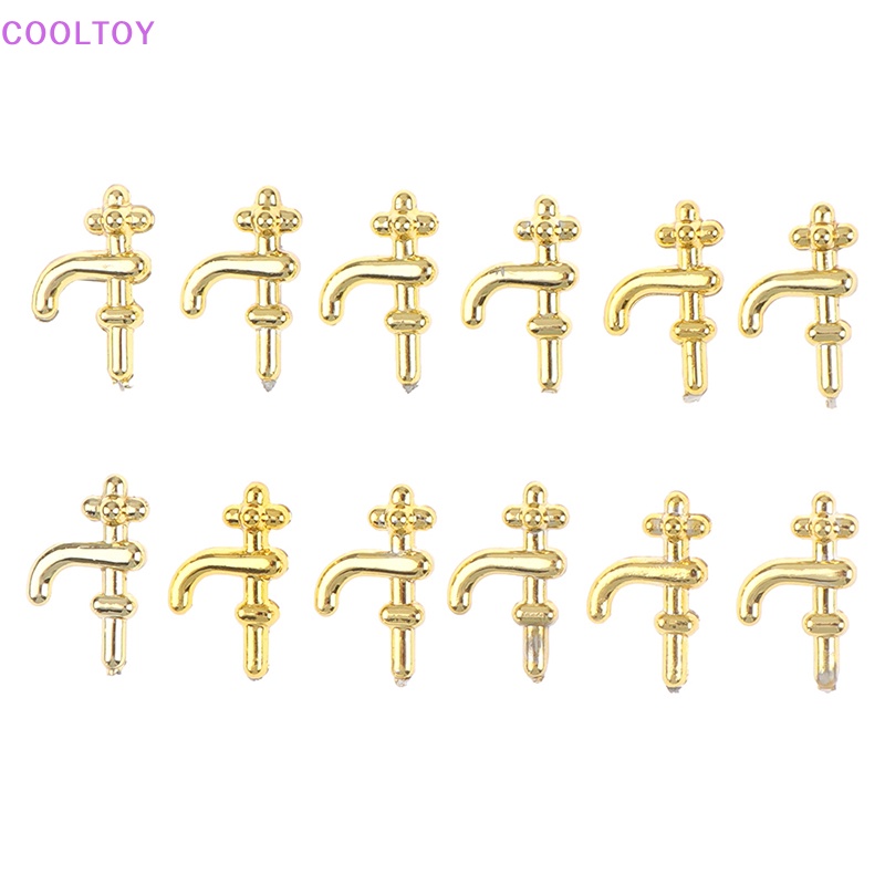 Set 12 Vòi Nước Mini Tỉ Lệ 1: 12 Trang Trí Nhà Búp Bê