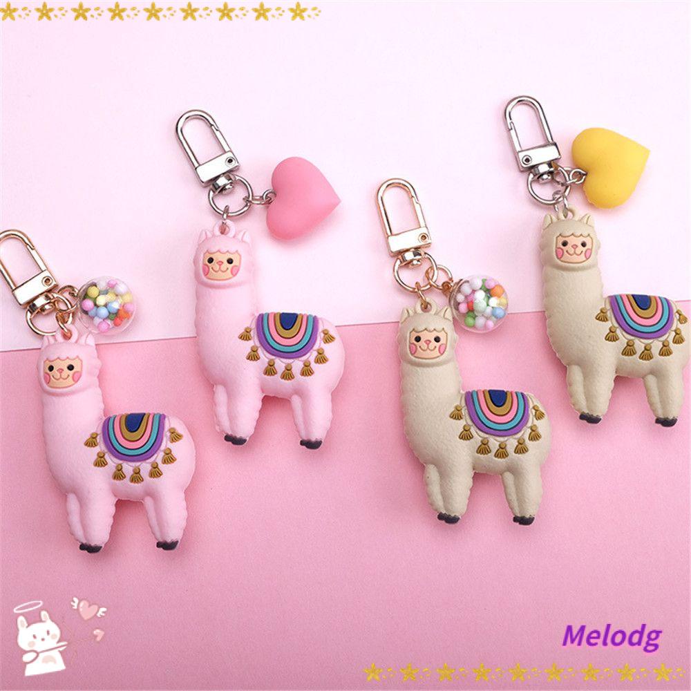 Móc Khóa Hình Lạc Đà Alpaca Hoạt Hình Dễ Thương Dành Cho Nữ