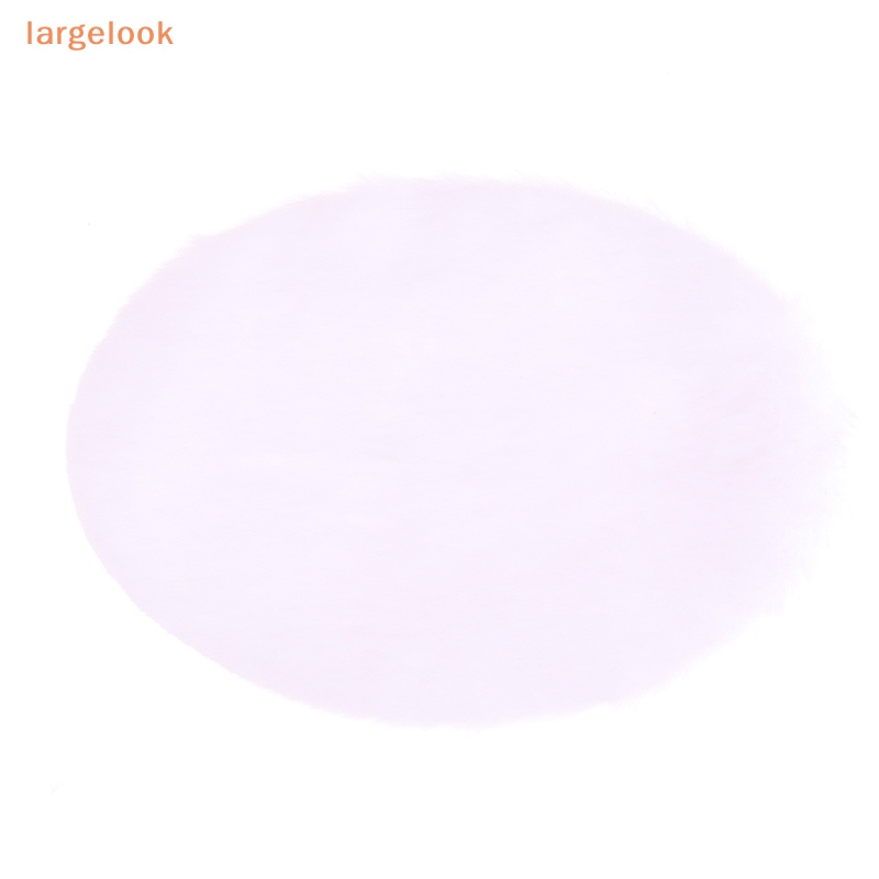 1 Thảm Lông Lót Sàn Hình Oval Trang Trí Nhà Búp Bê