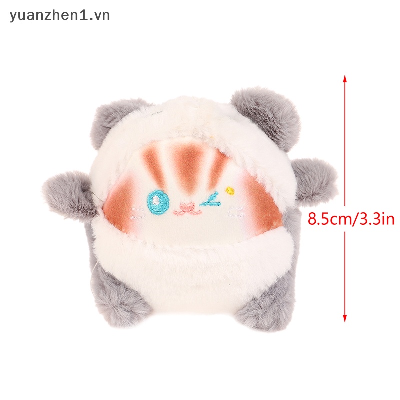 Móc Khóa Hình Mèo Nhồi Bông Mềm Mại Đáng Yêu