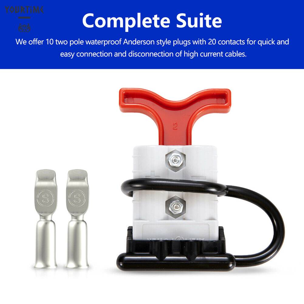 Vỏ Bọc Phích Cắm Anderson 50 AMP Chống Thấm Nước Cho Xe Hơi RV Caravan