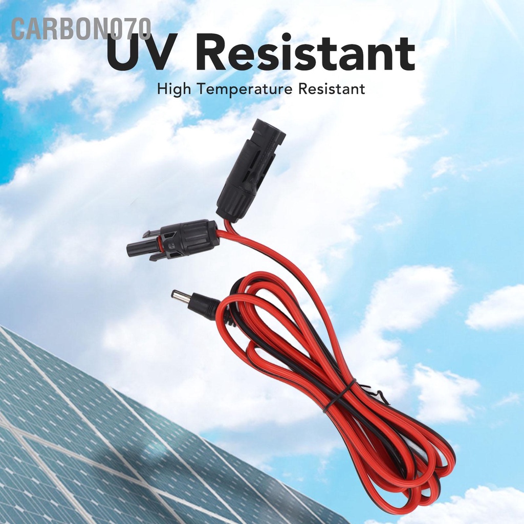 Carbon070 Dây cáp năng lượng mặt trời mở rộng PVC Bộ điều hợp dây với đầu nối nam nữ