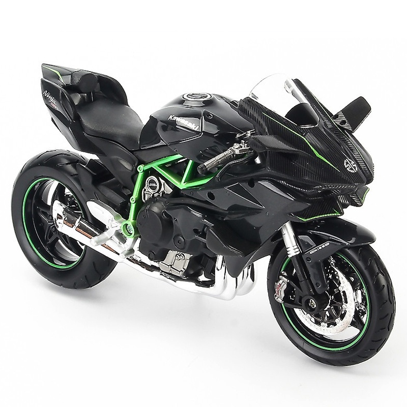 Đồ Chơi Xe Mô Tô Lắp Ráp Kawasaki Ninja H2TM R 1:12 - Maisto 39198/MT39051AL