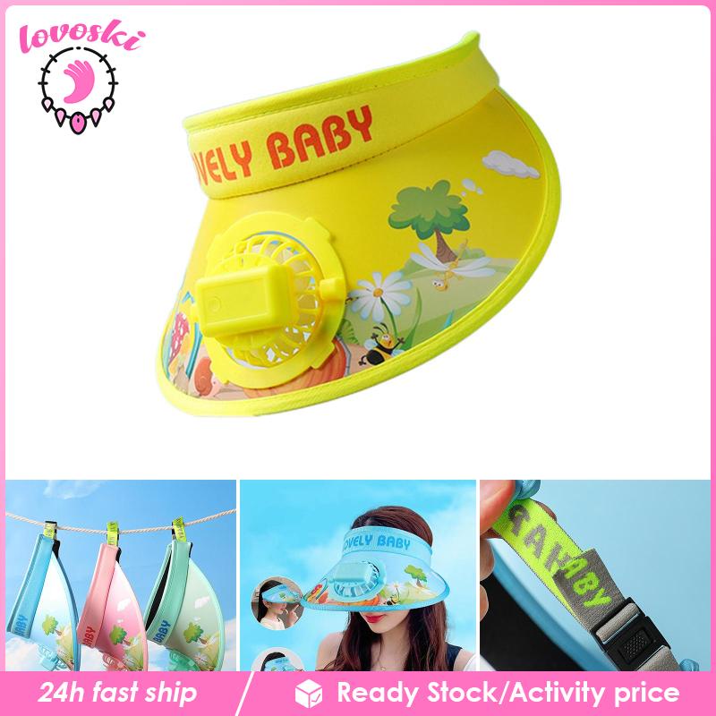 Mũ Chống Nắng Tích Hợp Quạt Tiện Dụng Cho Nam Và Nữ