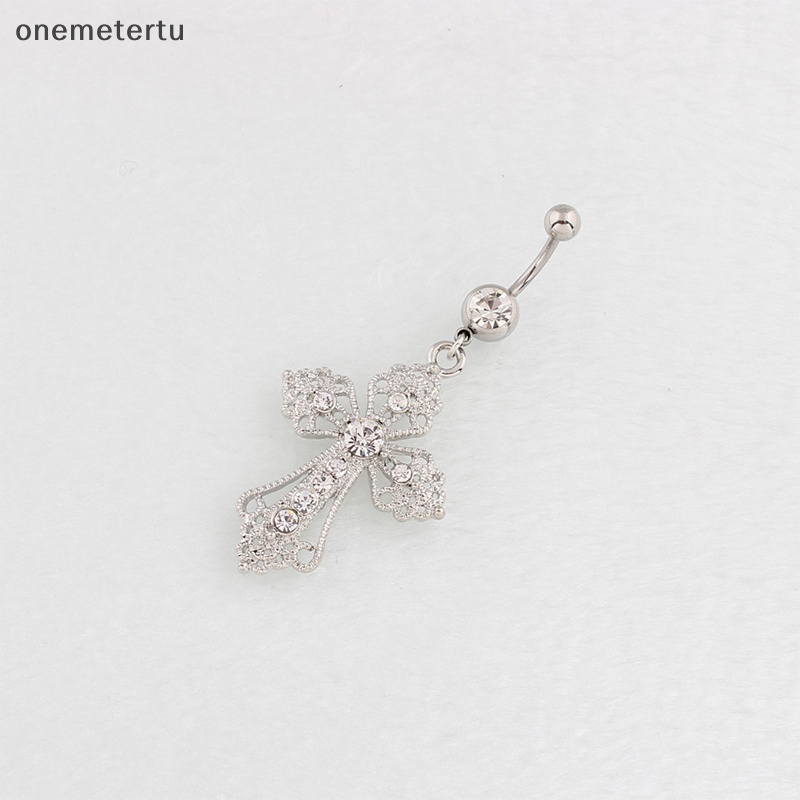 Khuyên Rốn Bằng Thép Không Gỉ Đính Đá Cá Tính Cho Nữ