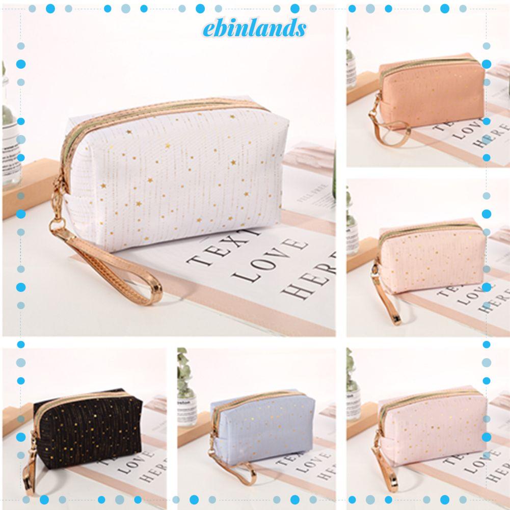 Ebrinlands Túi Đựng Mỹ Phẩm Đa Năng Có Dây Đeo Cổ Tay Tiện Dụng