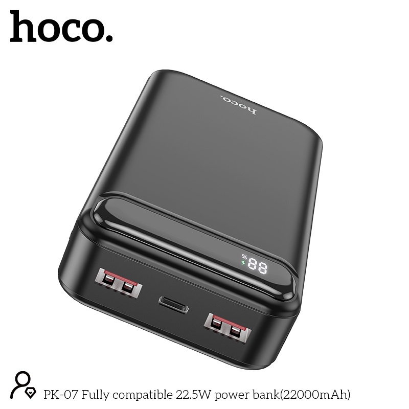 Pin Sạc Dự Phòng PK-07 Sạc Nhanh 22.5w PD 20w 22000mAh