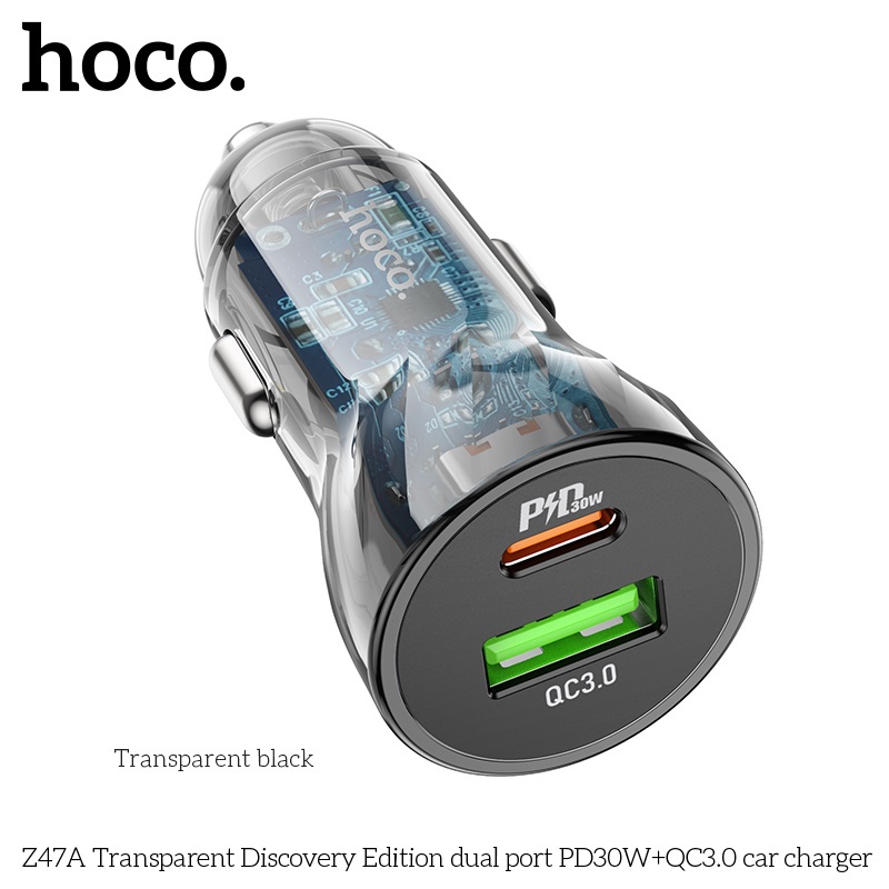 Tẩu Sạc Ô Tô Hoco Z47A 30w