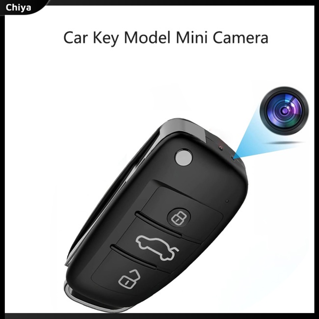 Máy Quay Hồng Ngoại Mini DVR 1080p HD Đa Năng Có Thể Nhìn Đêm Gắn Chìa Khóa Xe Hơi