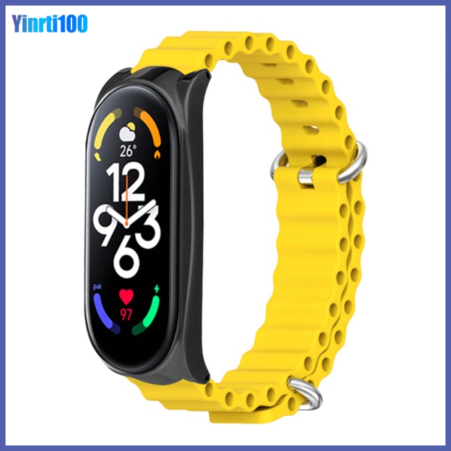 Dây Đeo Thay Thế Bằng Silicone Tháo Lắp Nhanh Cho Mi Band 7