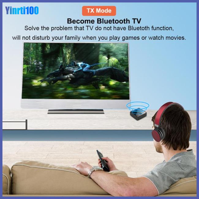 Thiết Bị Truyền Nhận Tín Hiệu Bluetooth 5.0 2 Trong 1 Giắc Cắm 3.5mm Aux Rca