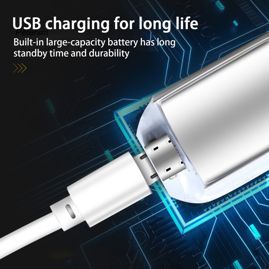 Set 2 Đèn Led Gắn Cửa Xe Hơi Chống Nước Có Cổng Sạc USB