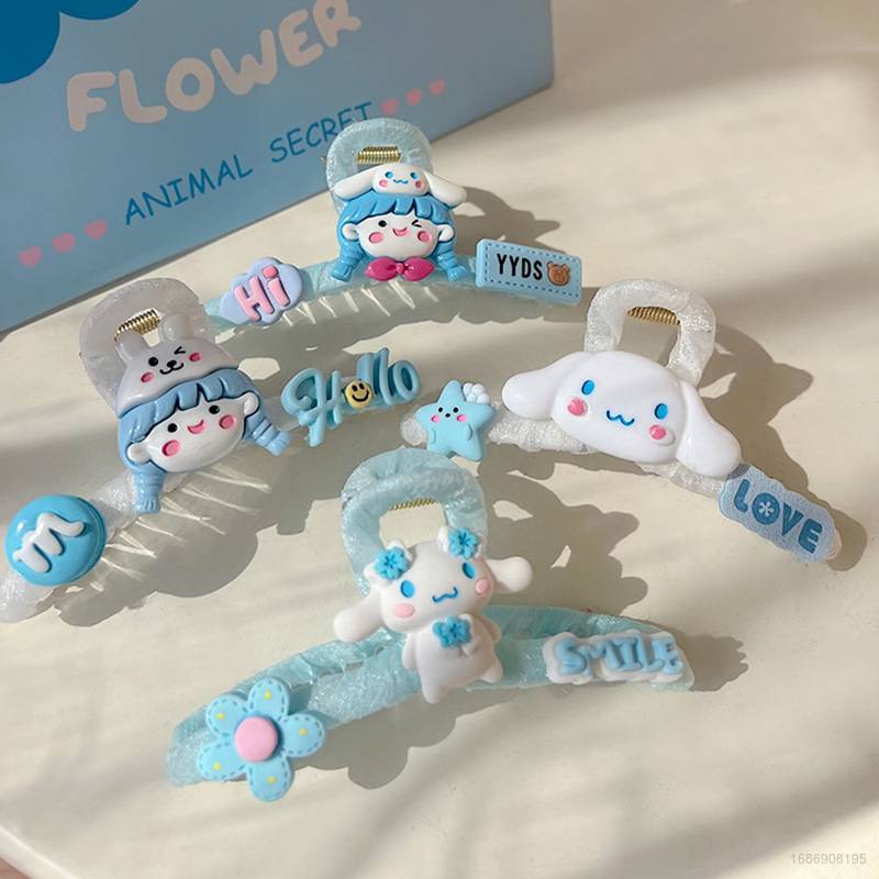 Kẹp Tóc Hình Hoạt Hình Sanrio Cinnamoroll Dễ Thương