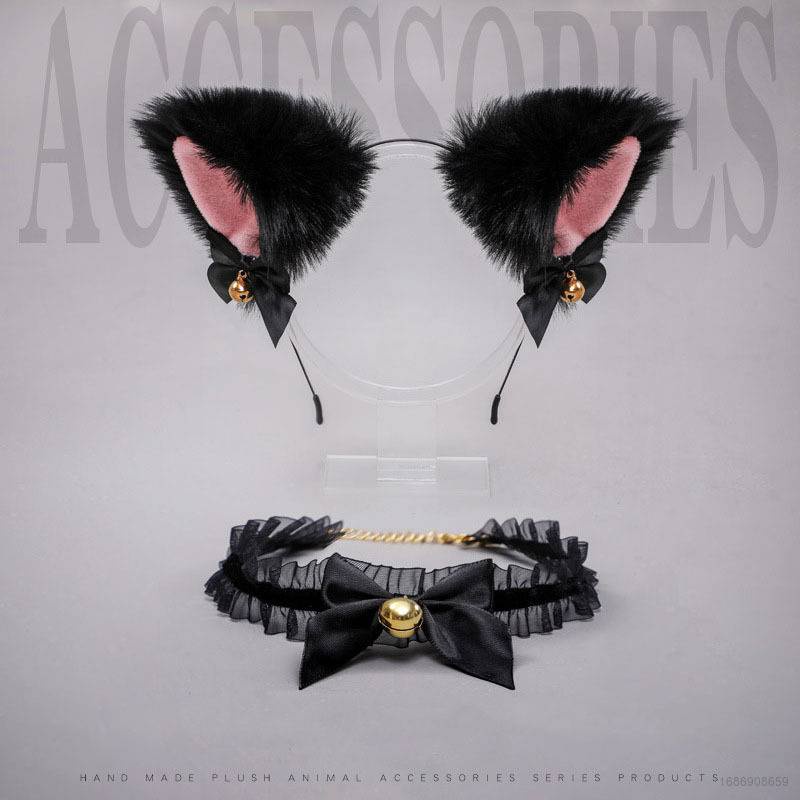 Băng Đô Tai Mèo Lông Xù Đáng Yêu Dành Cho Nữ