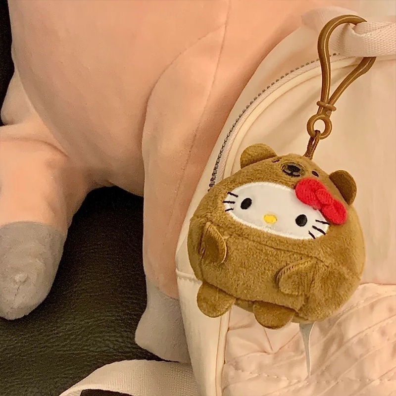 Móc Khóa Hello Kitty Nhồi Bông Dễ Thương