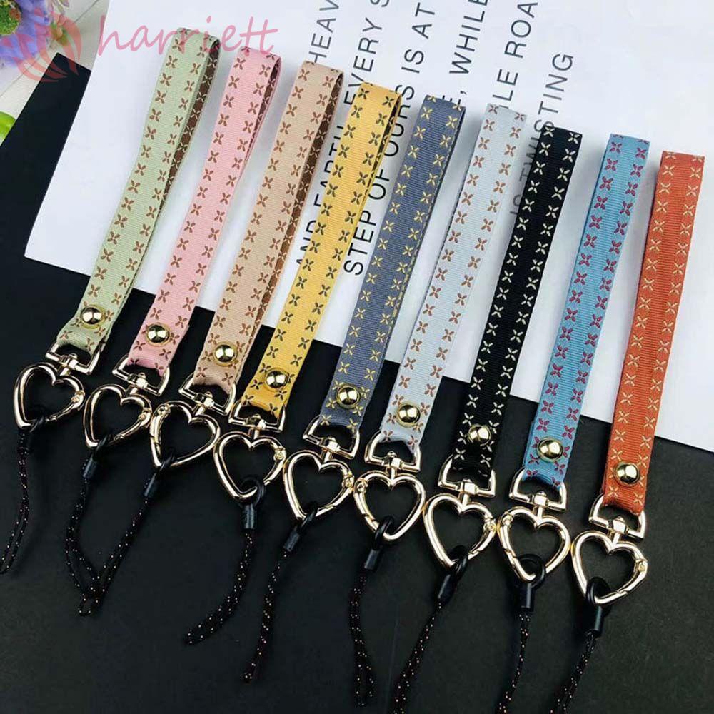 Dây Đeo Điện Thoại / Thẻ ID / Chìa Khóa Ngắn Chống Thất Lạc Mặt Trái Tim Dễ Thương Cho Nam Và Nữ
