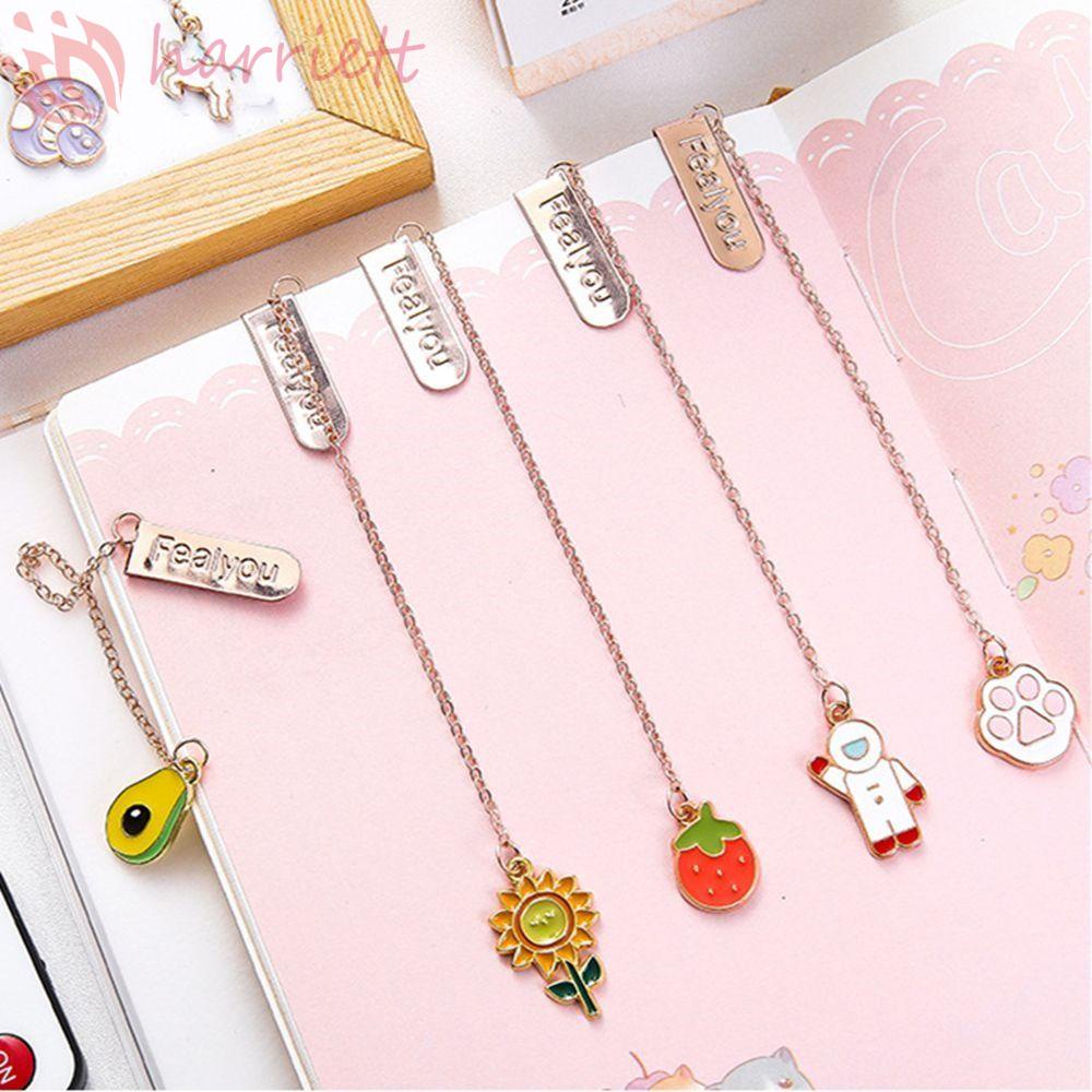 Kẹp Giấy Đánh Dấu Trang Sách Nhiều Kiểu Dáng Họa Tiết Hoạt Hình Dễ Thương