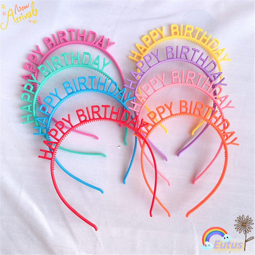 Kẹp Tóc Nhựa Hình Nón Sinh Nhật Màu Sắc Ngọt Ngào