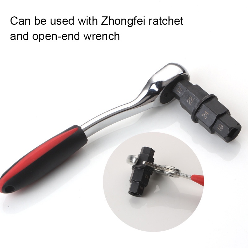 Dụng Cụ Tháo Trục Bánh Xe Trước 17mm 19mm 22mm 24mm Hình Lục Giác