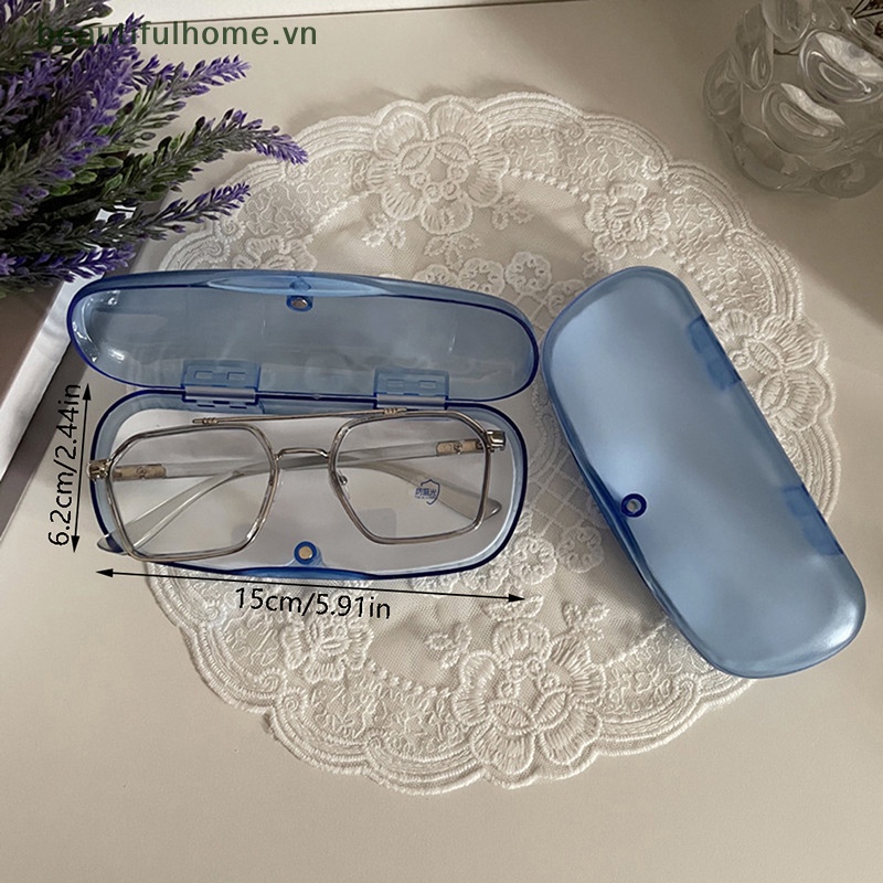 Hộp Đựng Mắt Kính Bằng Nhựa Trong Suốt Trọng Lượng Nhẹ Có Nút Hít Chân Không