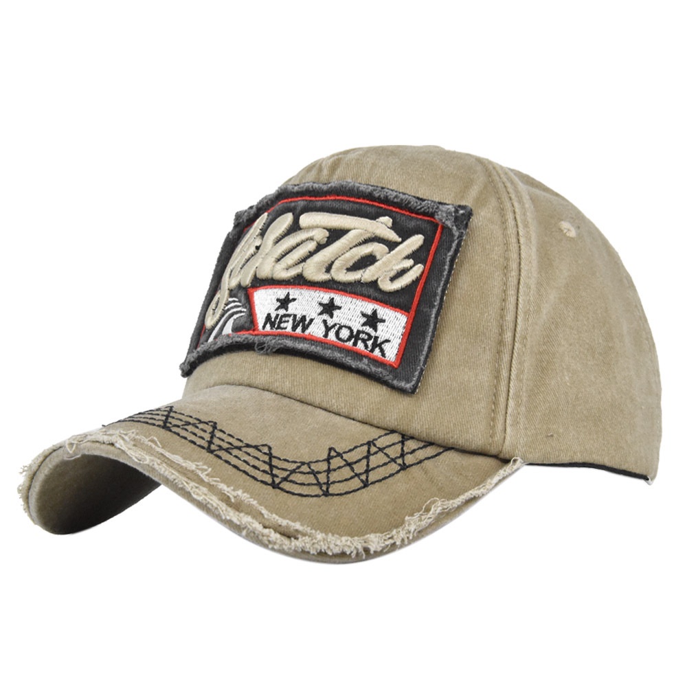 LINJW Mũ Lưỡi Trai Cotton Thêu Chữ Phong Cách Hiphop Thời Trang Cho Nam Nữ