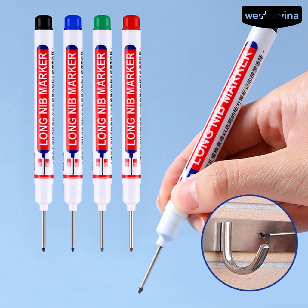 [WSTN]✎Bút Đánh Dấu Mực Đầu Ra Bằng Nhựa Chống Mờ Dầu Tiện Dụng Cho Gia Đình