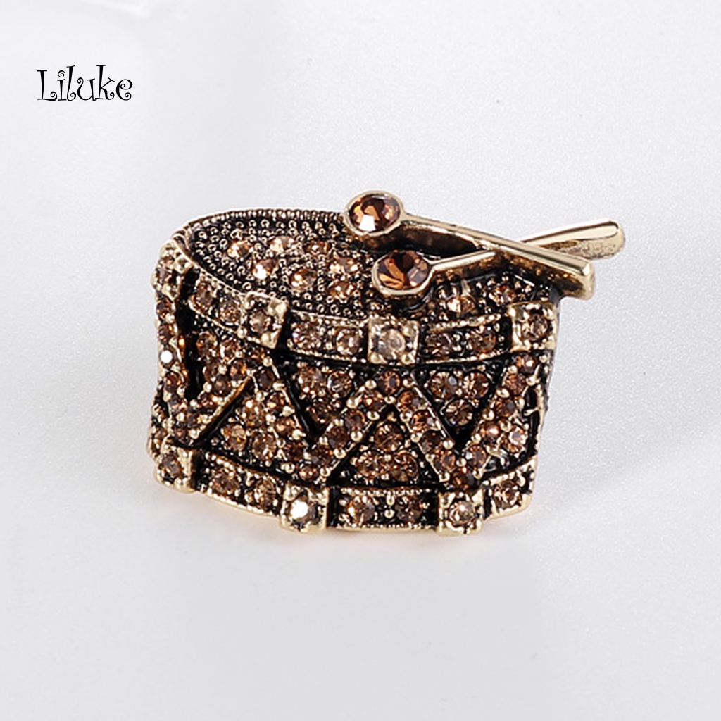 Ghim Cài Áo Hình Nốt Nhạc Đính Đá Nhân Tạo Thời Trang Cho Nữ