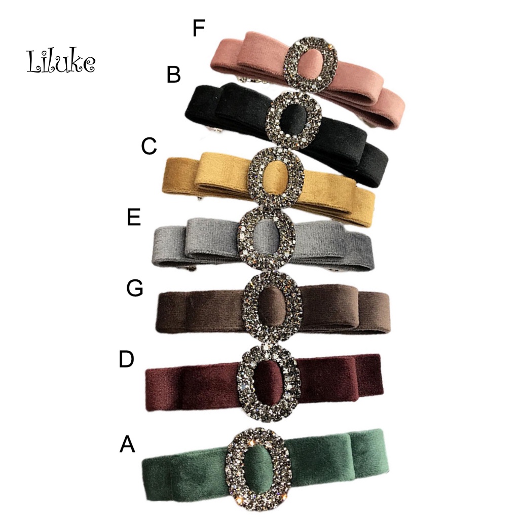 Kẹp Tóc Nữ Đính Đá Phong Cách Hàn Quốc Xinh Xắn