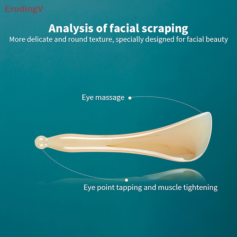 Bảng Gua Sha Mát Xa Da Mặt / Mắt Bằng Nhựa Chuyên Dụng Cho SPA