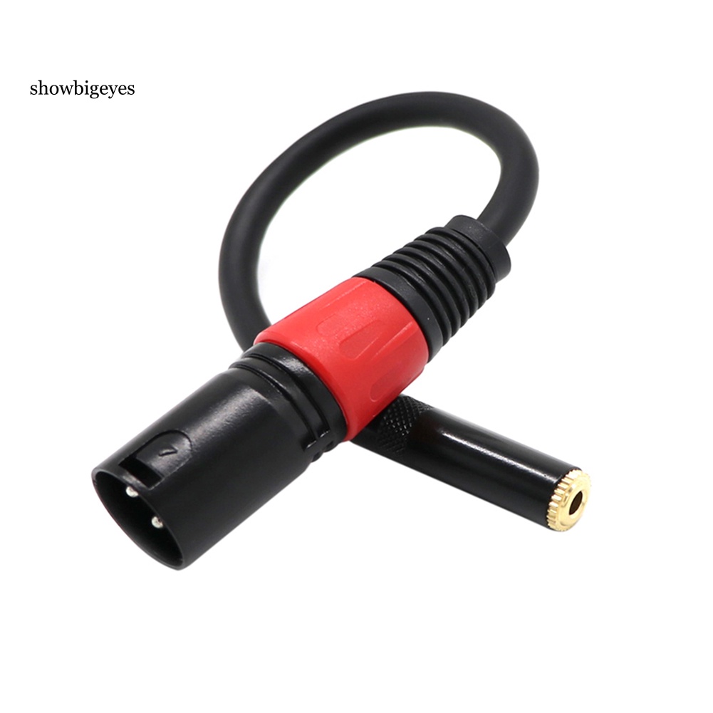 Dây Cáp Chuyển Đổi Cổng 3.5 Cái Sang XLR Đực Chuyên Dụng Cho Micro
