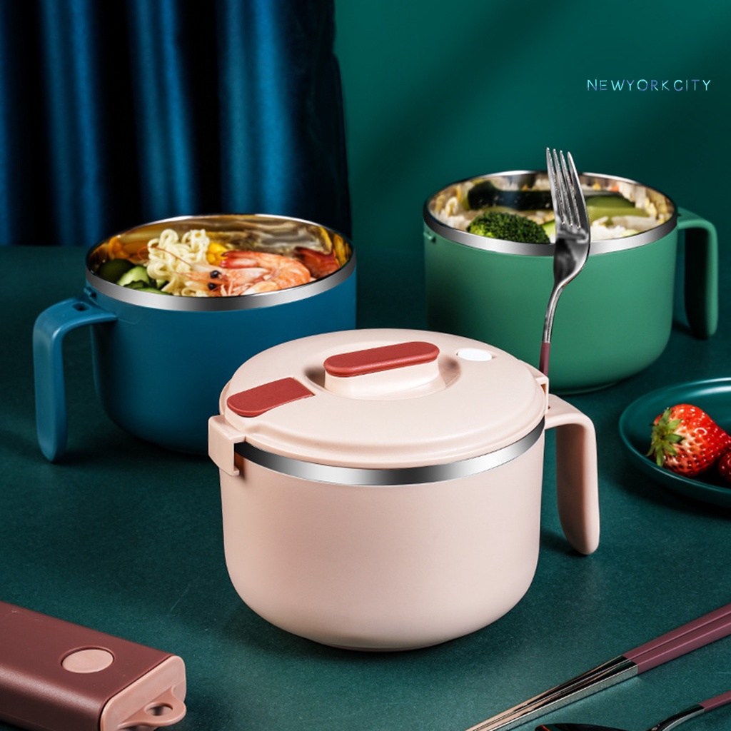 Tô Đựng Mì Bằng Thép Không Gỉ 304 Dung Tích Lớn 900Ml / 1200ml