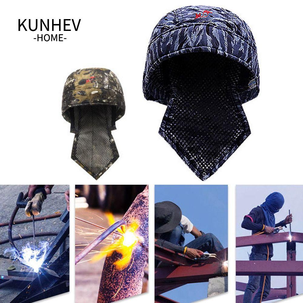 KUNHEV Mũ Bảo Vệ Chống Cháy Chuyên Dụng Cho Thợ Hàn