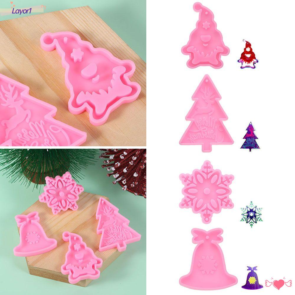 Khuôn Silicone Làm Móc Khóa / Trang Sức 1 Ngăn