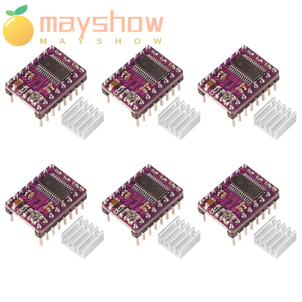 Set 6 Mô Đun Điều Khiển Động Cơ Bước DRV8825 Yên Tĩnh Màu Tím Dành Cho Máy In 3D RepRap 4