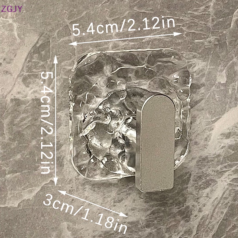 1 Móc Treo Khăn Tắm / Áo Khoác Bằng Acrylic Chống Rỉ Sét Tiện Dụng Cho Nhà Bếp / Phòng Tắm Mới