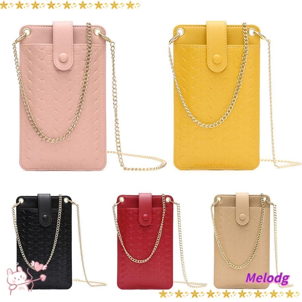 MELODG Túi Da PU Đeo Vai Đựng Điện Thoại Dành Cho Nữ